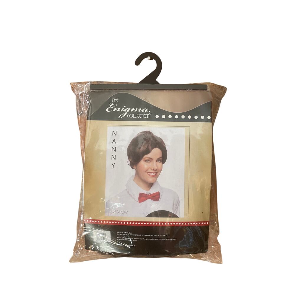 Wig Nanny Costume Hair The Enigma Collection Brown Adult Mary Poppins Style